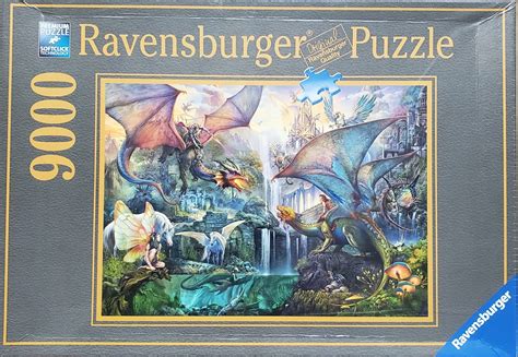 Piece together the majestic creatures of the dragon forest puzzle